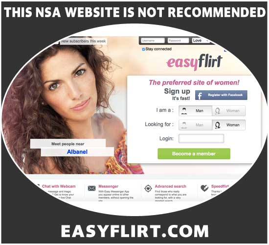 EasyFlirt.com homepage