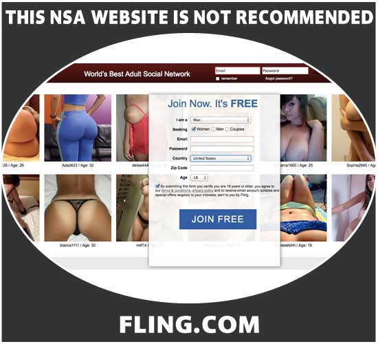 Fling.com homepage
