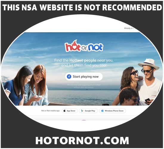 HotOrNot.com homepage
