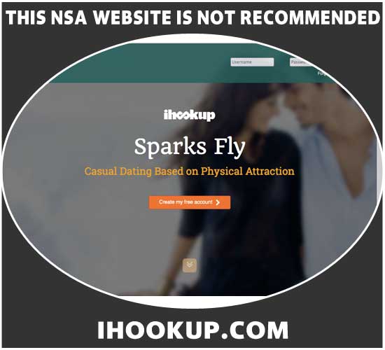 iHookup.com homepage